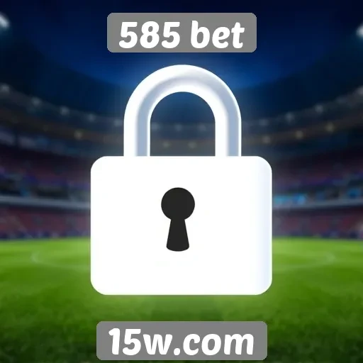 Recursos de segurança do site 585 bet analisados