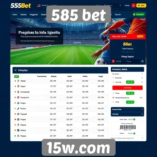 Navegação e usabilidade no site 585 bet